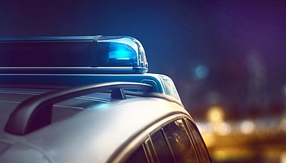 Public Safety Radio Communications Police vehicle lights representing reliable radio communications for public safety organizations.