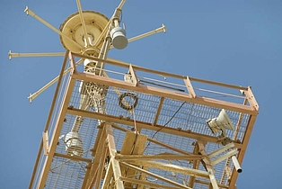 Fixed Site Antenna installation at fixed mast
